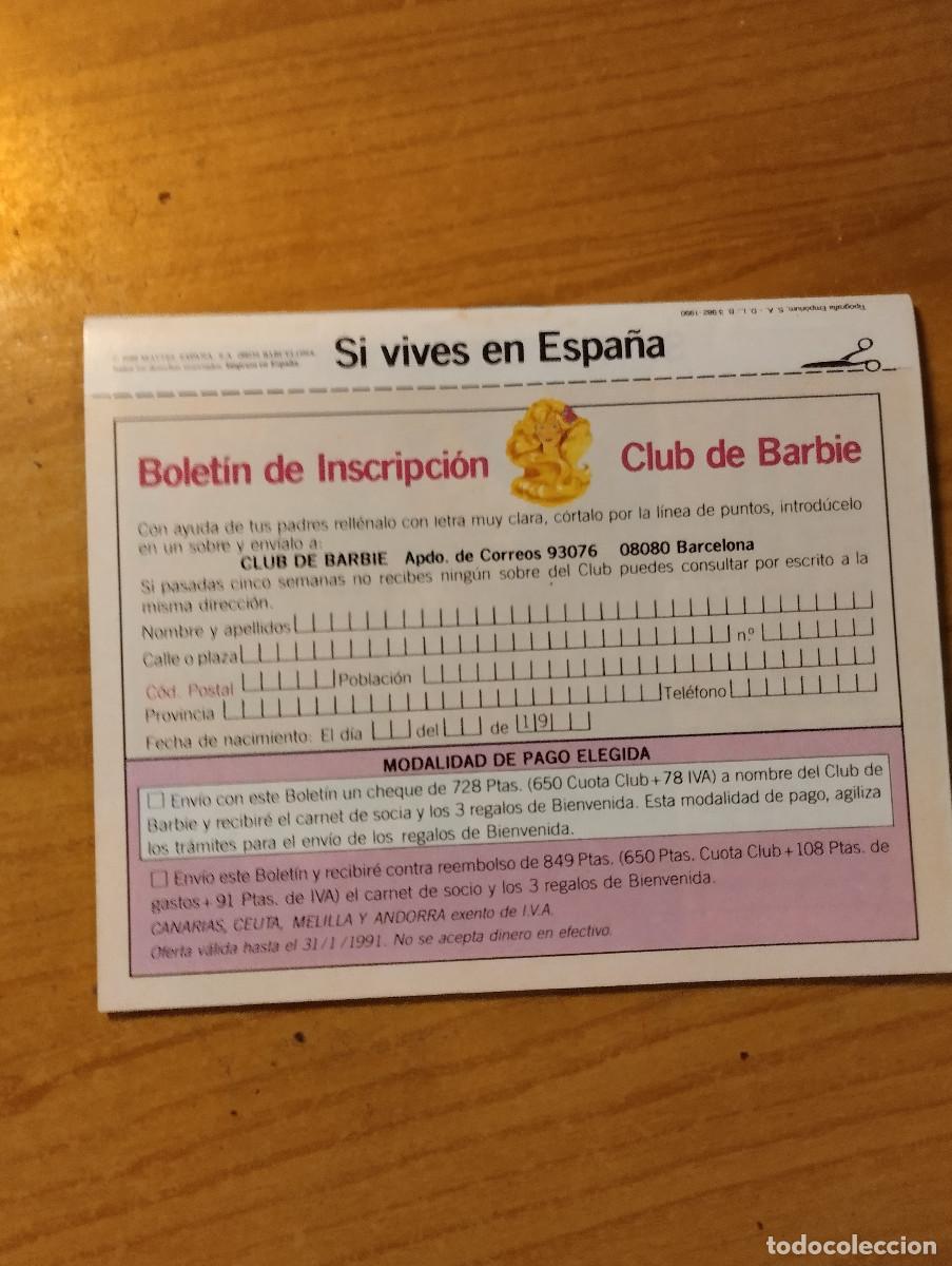 Cat&aacute;logos publicitarios: catalogo barbie coleccion 1990 - Foto 3