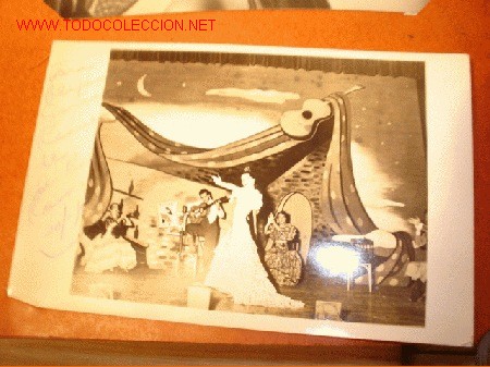 Cine: Antigua fotograf&iacute;a postal con aut&oacute;grafo de artista, a&ntilde;os 40.