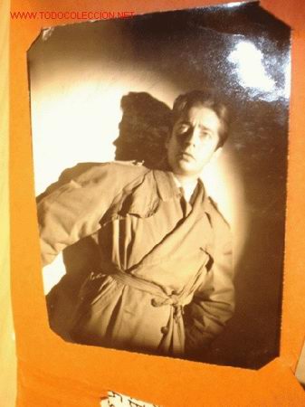 Cine: Antigua fotograf&iacute;a con aut&oacute;grafo del artista Carlos Mu&ntilde;oz, fechado a&ntilde;o 1952.