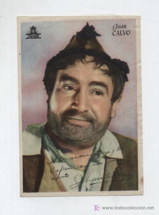 Cine: Juan Calvo. Programa sencillo de Cifesa. - Foto 1