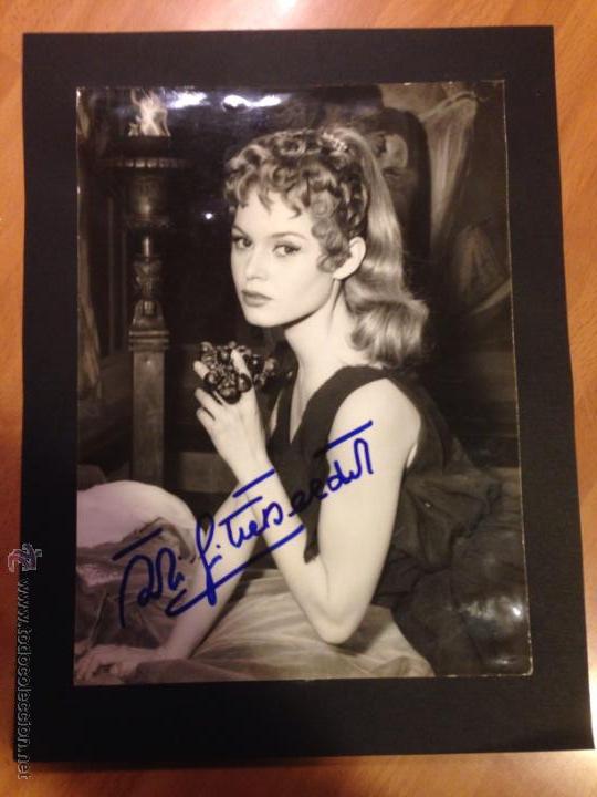 Cine: Foto con aut&oacute;grafo de Brigitte Bardot - Foto 1