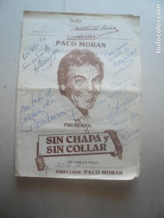 Cine: Paco Moran-Aut&oacute;grafo - Foto 1