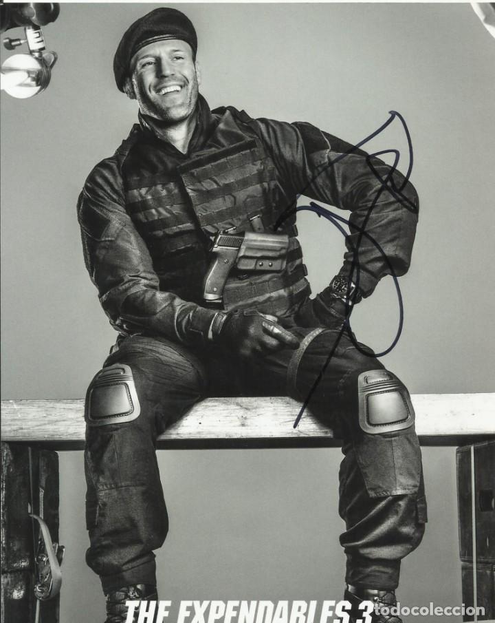 Jason Statham con autografo 