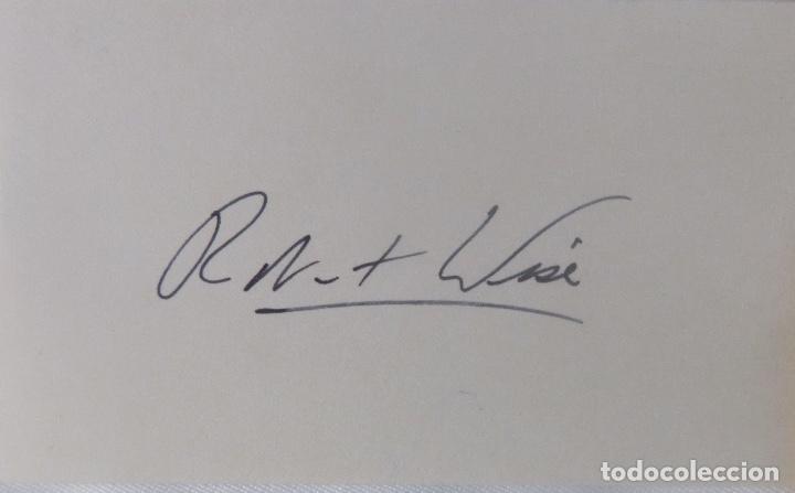 Cine: Robert Wise signed card - Foto 1