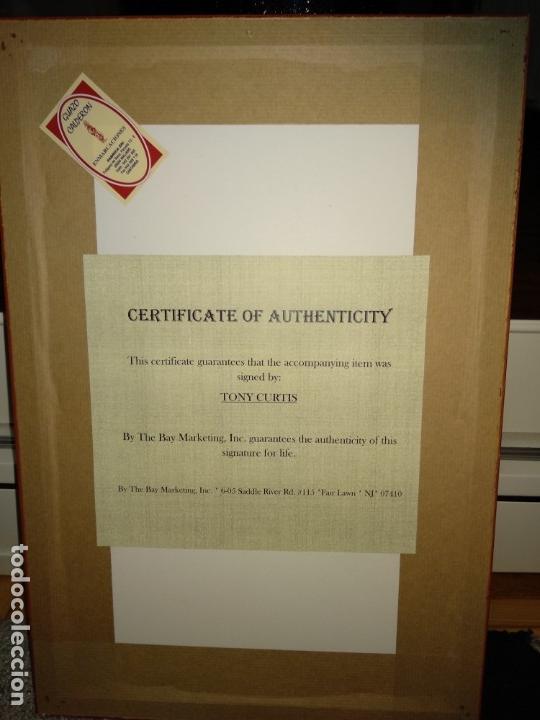 Cine: Tony Curtis autografo - Foto 3