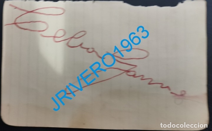Cine: AUTOGRAFO ORIGINAL DE LA ACTRIZ CELIA GAMEZ - Foto 1