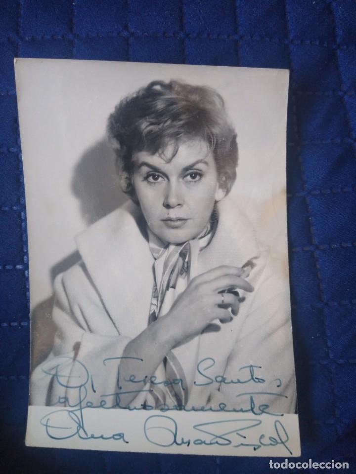 Cine: Fotograf&iacute;a de la actriz Ana Mariscal con aut&oacute;grafo original - Foto 1