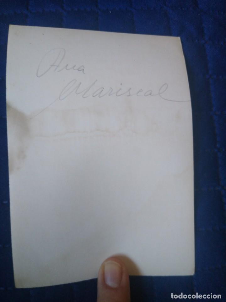 Cine: Fotograf&iacute;a de la actriz Ana Mariscal con aut&oacute;grafo original - Foto 3