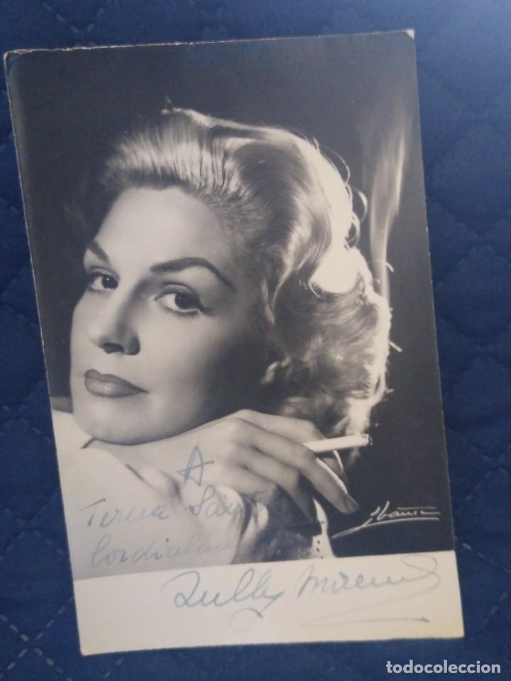 Cine: Fotograf&iacute;a de la actriz Zully Moreno con aut&oacute;grafo original. - Foto 1
