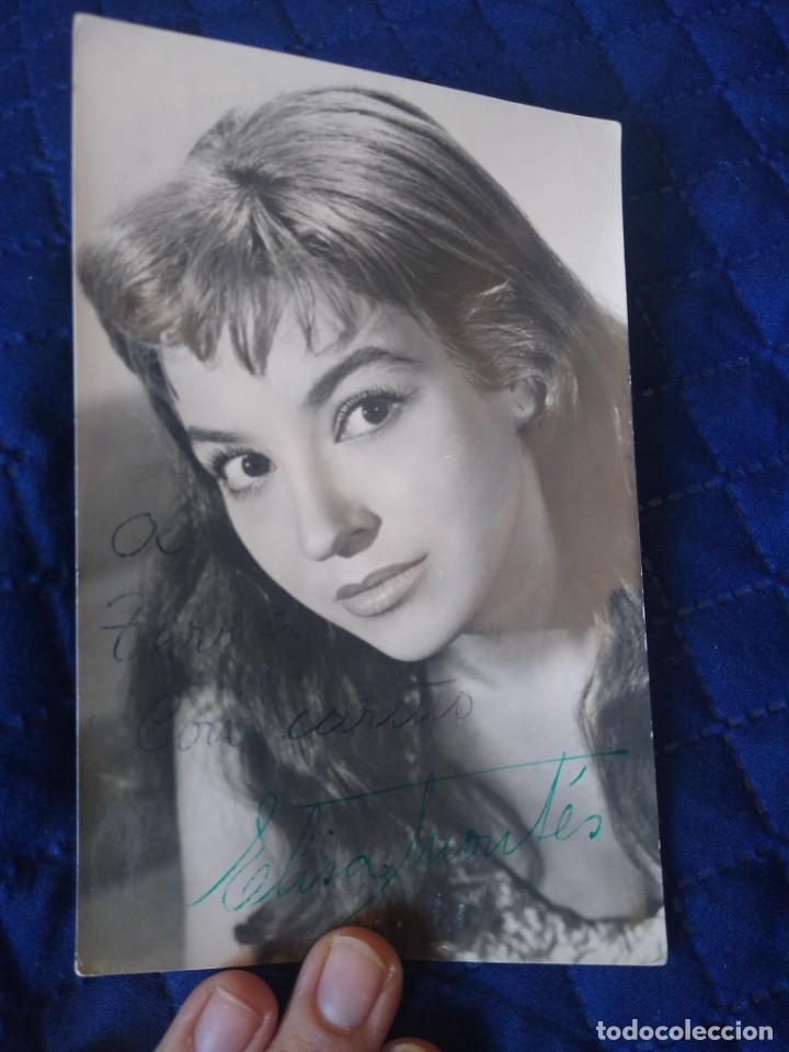 Cine: Fotograf&iacute;a de la actriz Elisa Montes con aut&oacute;grafo original. - Foto 1