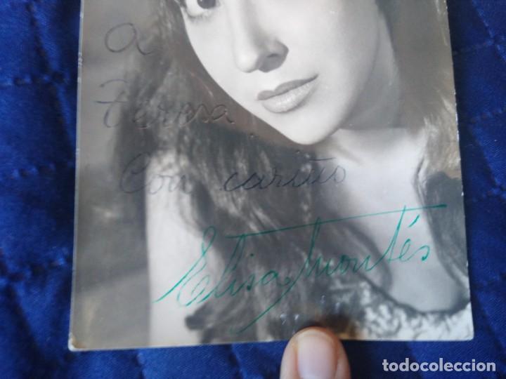 Cine: Fotograf&iacute;a de la actriz Elisa Montes con aut&oacute;grafo original. - Foto 2
