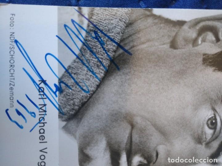 Cine: Postal con aut&oacute;grafo del actor Karl Michael Vogler. - Foto 2