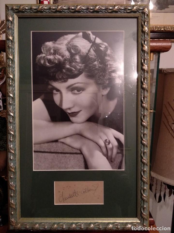 Cine: Claudette Colbert Aut&oacute;grafo - Foto 1