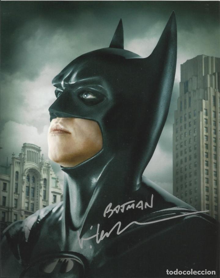 val kilmer. batman. autógrafo, firma original. 