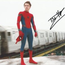 Cine: TOM HOLLAND. AUTOGRAFO, AUTOGRAPH, FIRMA, HAND SIGNED. 16X29 CM. SPIDERMAN. THE IMPOSSIBLE.. Lote 222704061