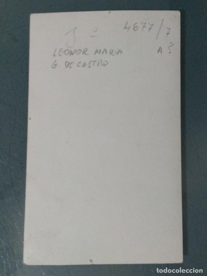 Cine: AUTOGRAFO LEONOR MARIA G. DE CASTRO - Foto 2