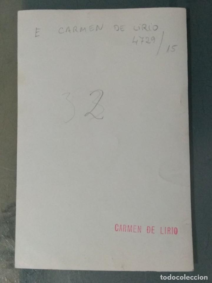 Cine: AUTOGRAFO CARMEN DE LIRIO. - Foto 2