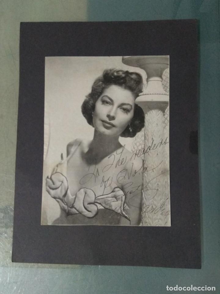 Cine: AUTOGRAFO AVA GARDNER (IMPRESO) - Foto 1