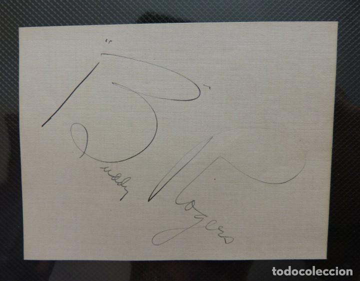 Cine: Buddy Rogers Signed Card in grey ink - Foto 2