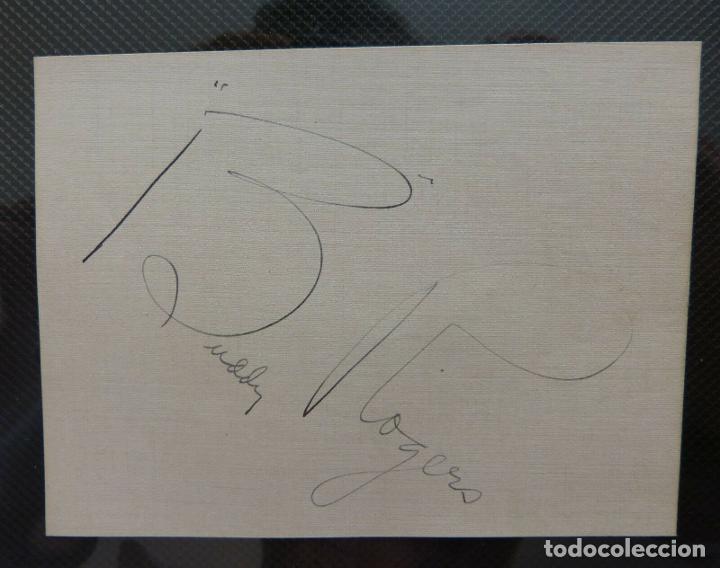 Cine: Buddy Rogers Signed Card in grey ink - Foto 3