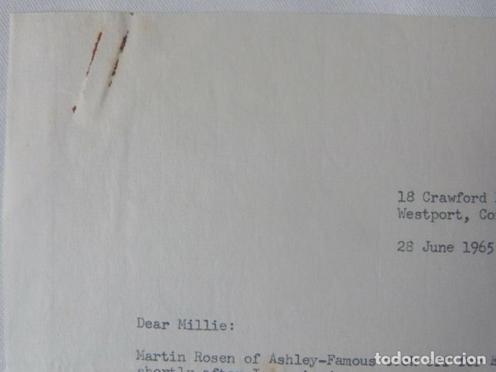 Cine: John Vlahos signed letter/1965 - Foto 3