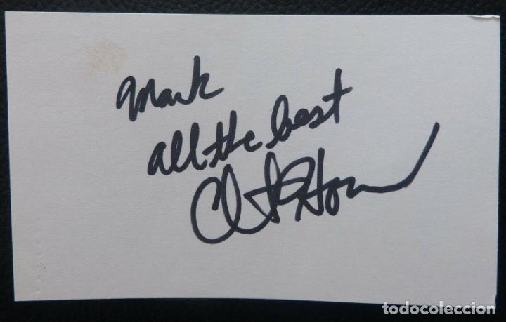 Cine: Signed Clint Howard index card (Actor) - Foto 1