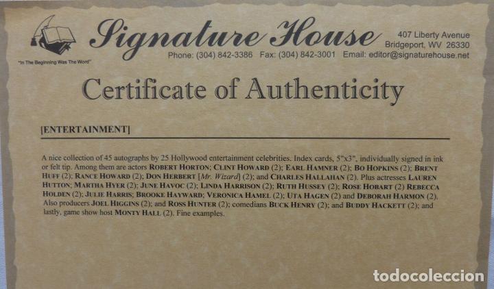 Cine: Brent Huff Signed index card (Actor) - Foto 3