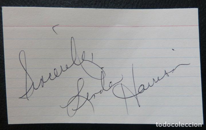 Cine: Signed card Linda Harrison (Actress) - Foto 5