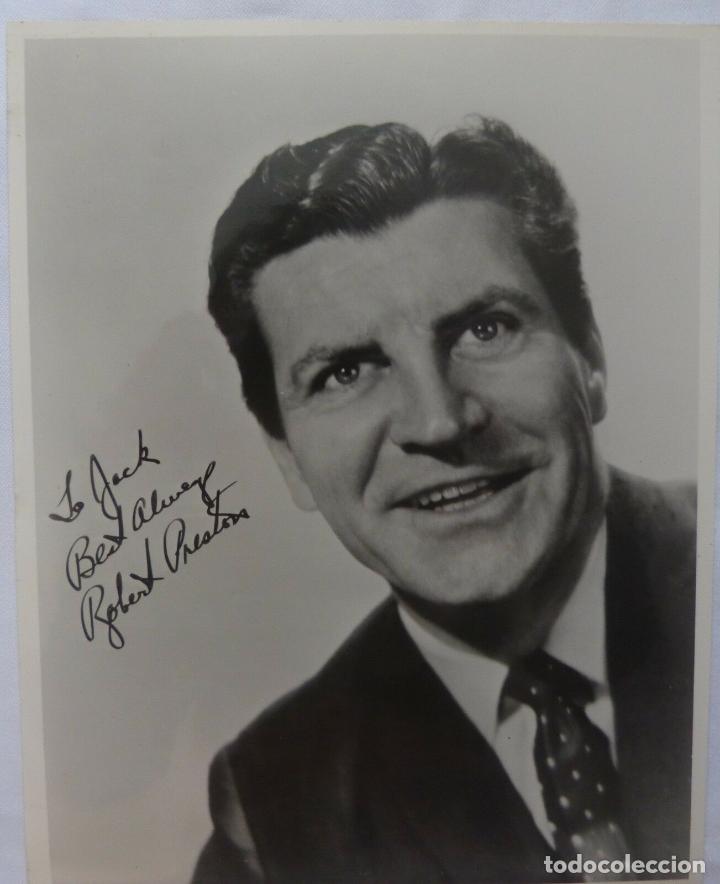 Cine: Robert Preston signed photo B &amp; W - Foto 4