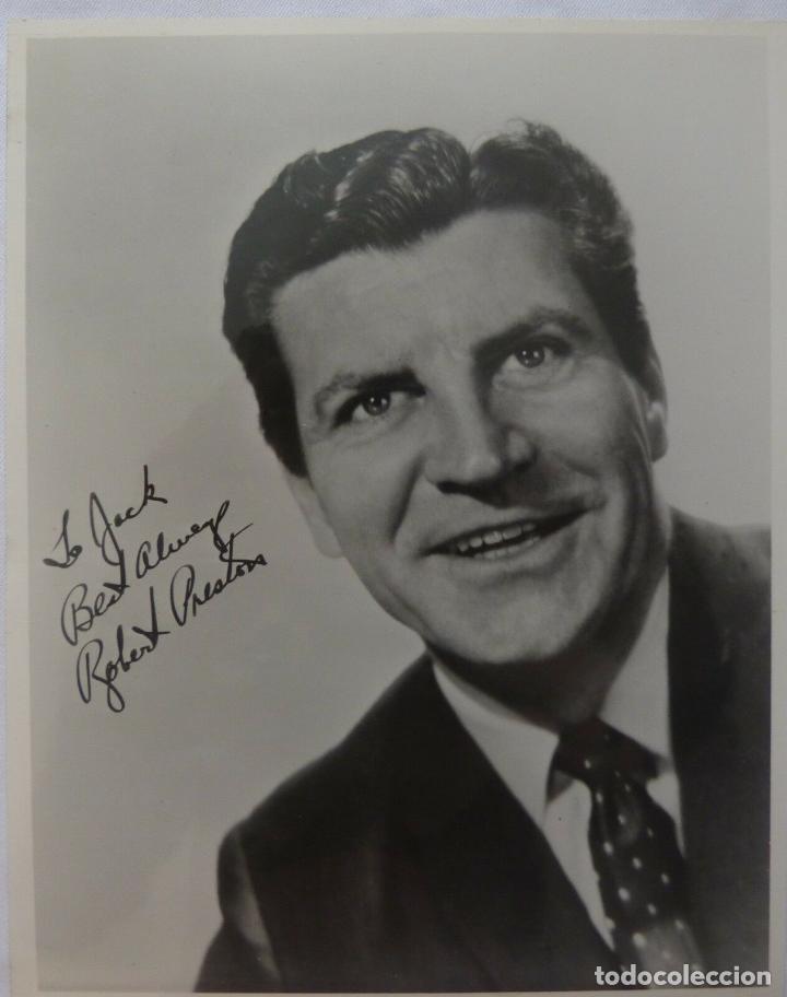 Cine: Robert Preston signed photo B &amp; W - Foto 5