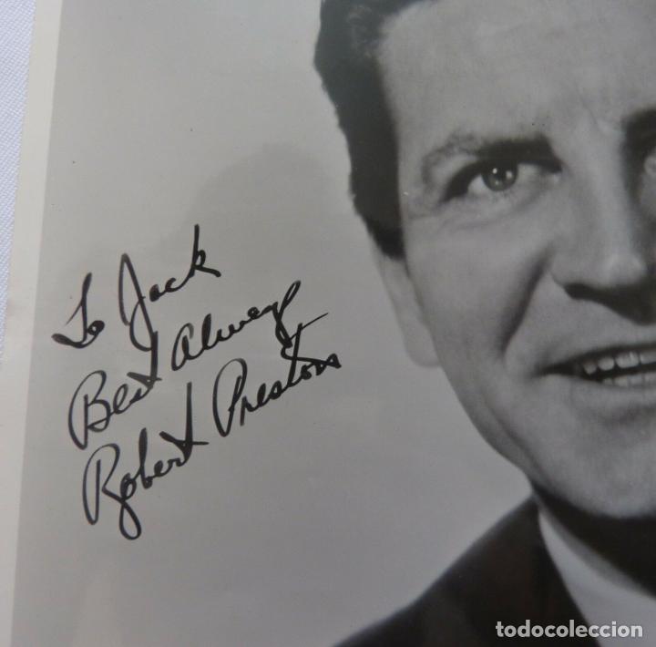 Cine: Robert Preston signed photo B &amp; W - Foto 6