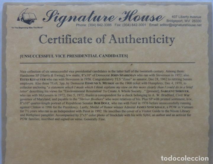 Cine: BOB DOLE signed phto bw - Foto 2
