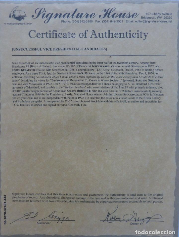 Cine: BOB DOLE signed phto bw - Foto 5