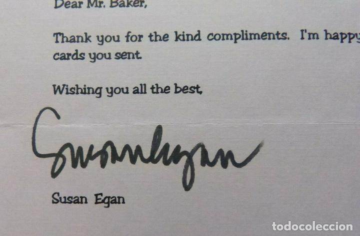 Cine: Susan Egan signed note,Year 1998 (American actress) - Foto 8