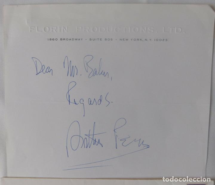 Cine: Arthur Penn signed letter ANSS - Foto 6