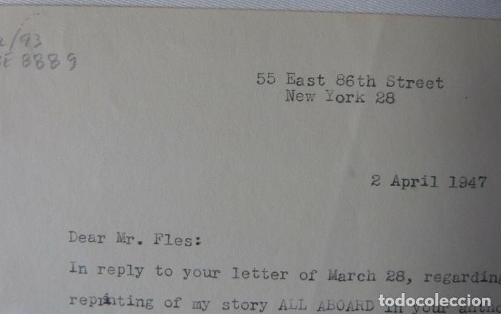 Cine: John O&acute;hara letter signed/1947 - Foto 4