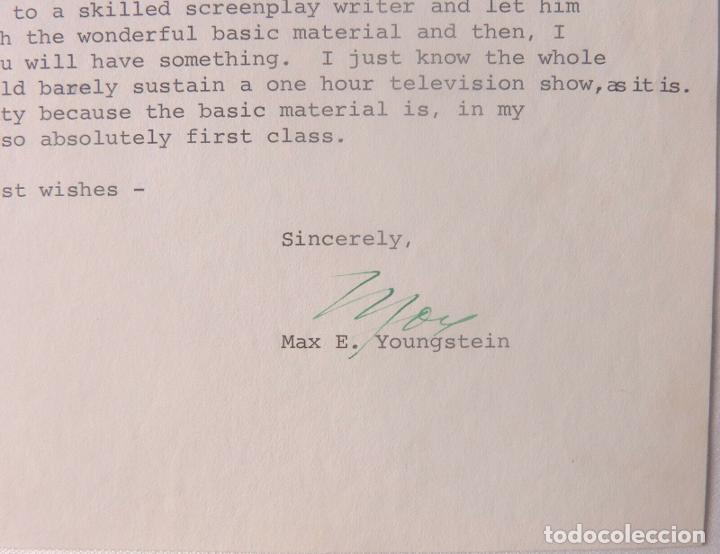 Cine: Max E.Youngstein signed letter/1964 - Foto 2