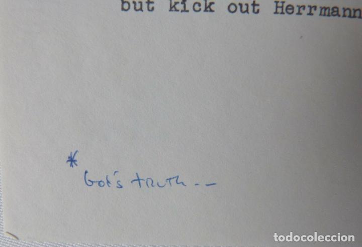 Cine: Norman Corwin letter signed/1963 - Foto 3