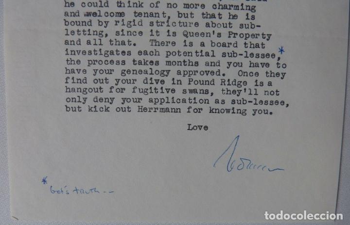Cine: Norman Corwin letter signed/1963 - Foto 5