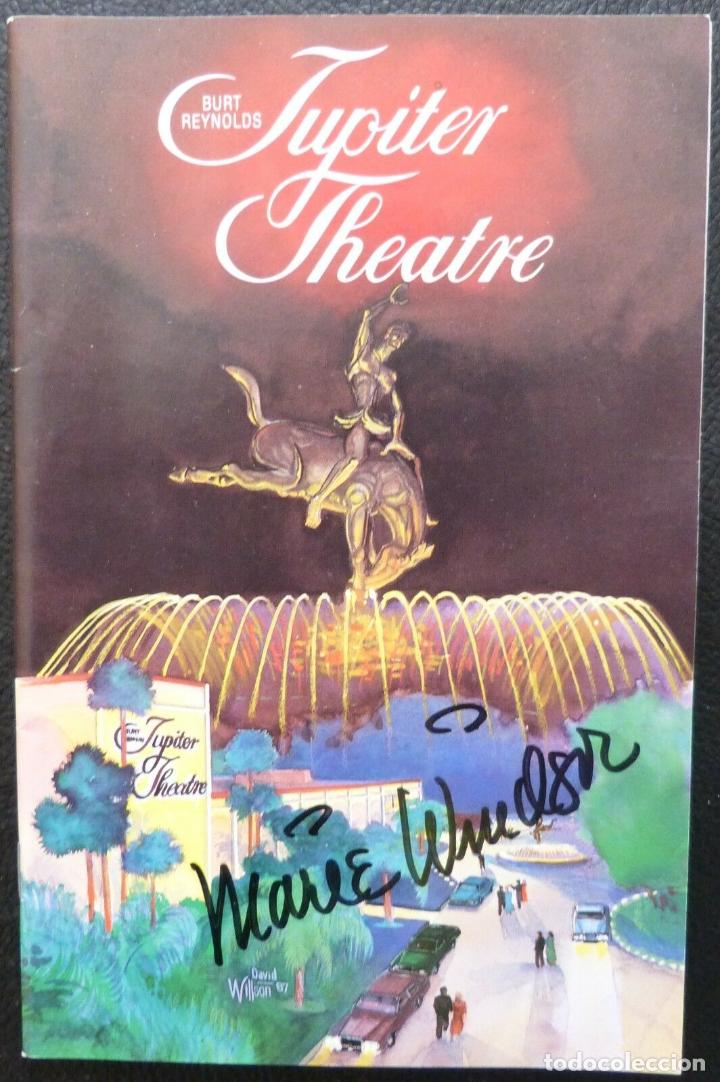Cine: MARIE WINDSOR signed playbill &#039;89 - Foto 1