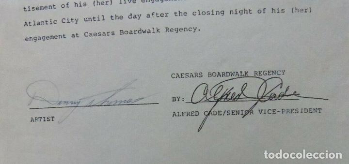 Cine: DANNY THOMAS SIGNED CONTRACT - Foto 2
