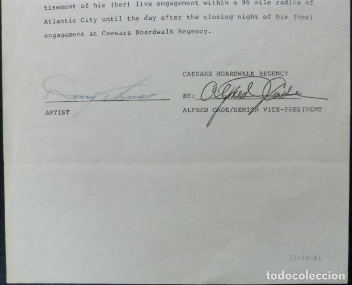 Cine: DANNY THOMAS SIGNED CONTRACT - Foto 4