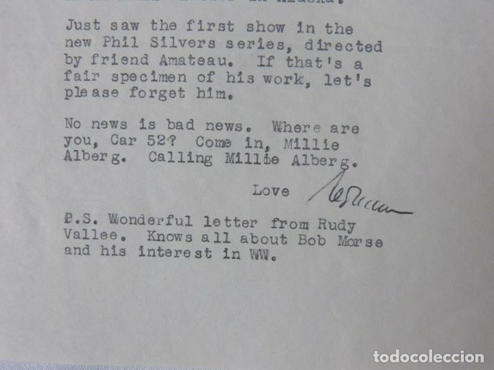 Cine: Norman Corwin signed letter, Oct 5, 1963 - Foto 4