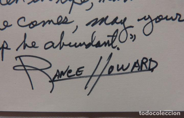 Cine: Rance Howard Signed card (ALS) - Foto 5