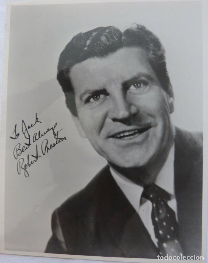 Cine: Robert Preston signed photo B &amp; W - Foto 1