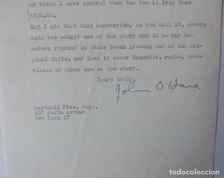 Cine: John O&acute;hara letter signed/1947 - Foto 7