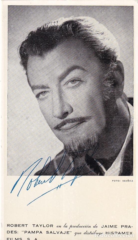 Cine: ROBERT TAYLOR AUTOGRAFO ORIGINAL - Foto 1