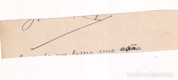 Cine: Aut&oacute;grafo original de la actriz Aurora Redondo. - Foto 2