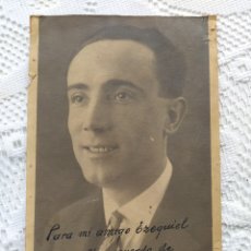 Cine: MANUEL COLLADO MONTES.FOTO PROMO DEDICADA Y FIRMADA.20 CM X 12'5 CM.PÉREZ DE LEÓN.AUTÓGRAFO 1926.