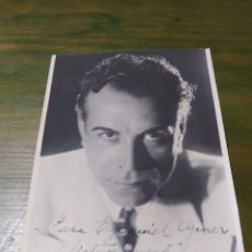 Cine: MIGUEL FAUST ROCHA. FOTO PROMOCIONAL DEDICADA Y FIRMADA.AUTÓGRAFO.AÑO 1947.